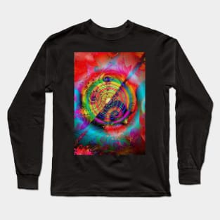 Fractal Psychedelic Artwork Long Sleeve T-Shirt